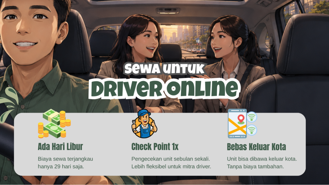 Sewa Mobil Untuk Taksi Online